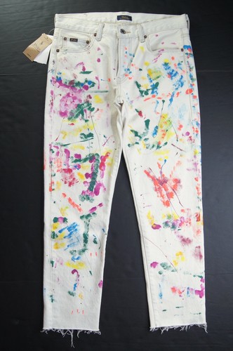 Avery Boyfriend Paint Splatter Jeans 