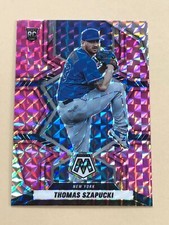 THOMAS SZAPUCKI RC 2022 Panini Mosaic Pink Camo PRIZM #259 New York Mets