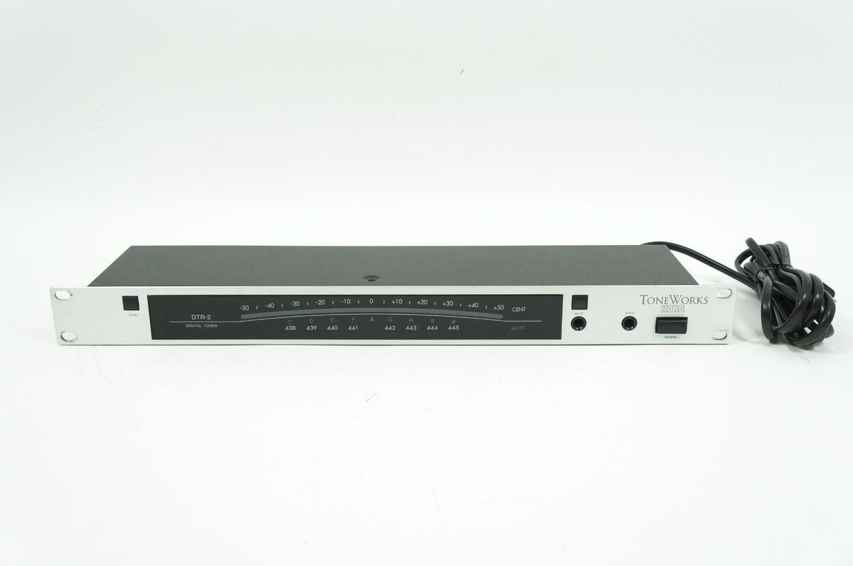 KORG DTR-2 Rack Mount Chromatic Digital Tuner Worldwide KORG DTR-2 Rack Mount Chromatic Digital Tuner Worldwide