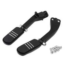 Passenger Footpeg Mount Brackets w/ Pegs Fit for Harley 06-17 Dyna