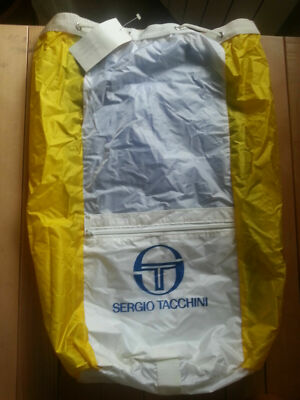 vintage bag SERGIO TACCHINI tennis retro clothes BNWT nos rare 80 90