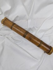 Vintage RAIN STICK MAKER Bamboo MUSIC SHAKER 16" Instrument Educational TOY