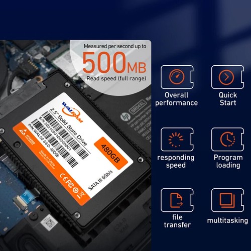 SSD 120GB Hard Drive Disk 2.5" SATA3 HDD Solid State Drive for Desktop Laptop - Picture 3 of 38