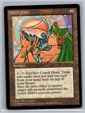 Magic The Gathering Fallen Empires Conch Horn MTG TCG CCG