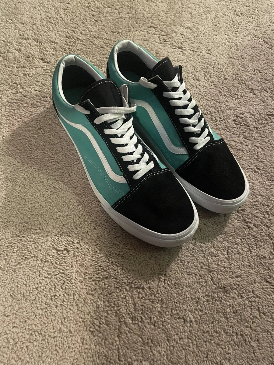 Vans black and turquoise Clearance