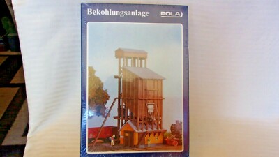 HO Scale Pola, Timber Coaling Tower Station Model Kit, #704 BNOS