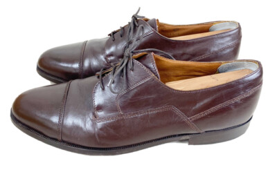 Bostonian Mens Size 13 M First Flex Cap Toe Oxford Dark  display picture 1
