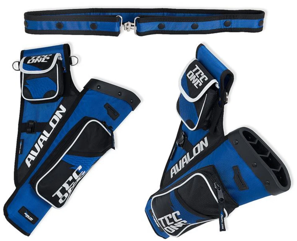 Avalon Archery Tec One Side Target Quiver With Belt 4 Compartment 2 Pocket - Image 3 of 4