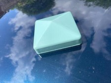 METAL FENCE POST CAPS | Oxide Red / Zinc Dip Galvanised / Epoxy Black-ALL SIZES