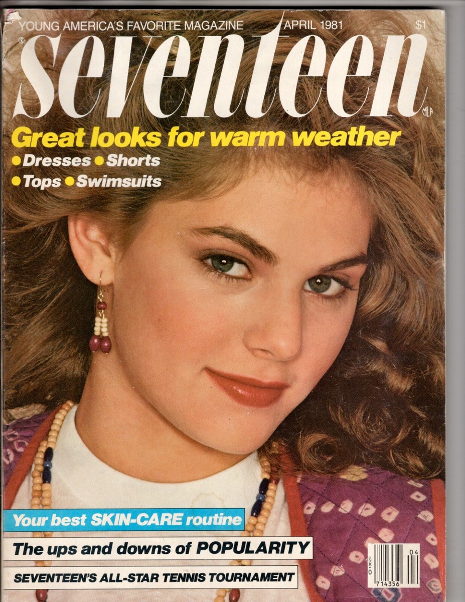 Seventeen Magazine April 1981 Super Sports Issue Melissa Gilbert