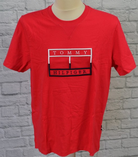 Th Tommy Hilfiger T-Shirt Outline Linear Flag-image
