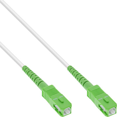 InLine  LWL Simplex Kabel, FTTH, SC/APC 8° zu SC/APC 8°, 9/125µm, OS2, 50m