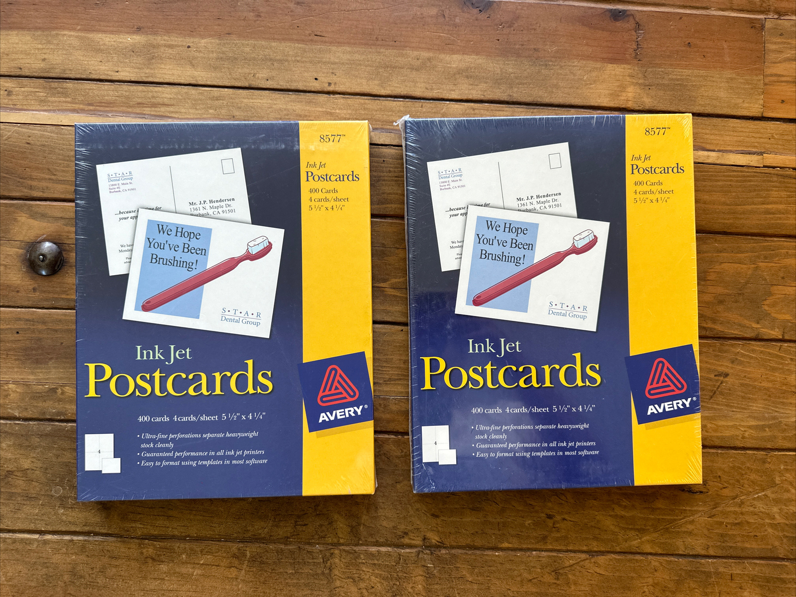 Avery 8577 Ink Jet Postcard Index Cards White 560 5 1/2" x 4 1/4" 2