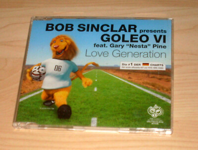 CD Maxi Single - Bob Sinclair - Goleo VI feat Gary Nesta Pine - Love Generation