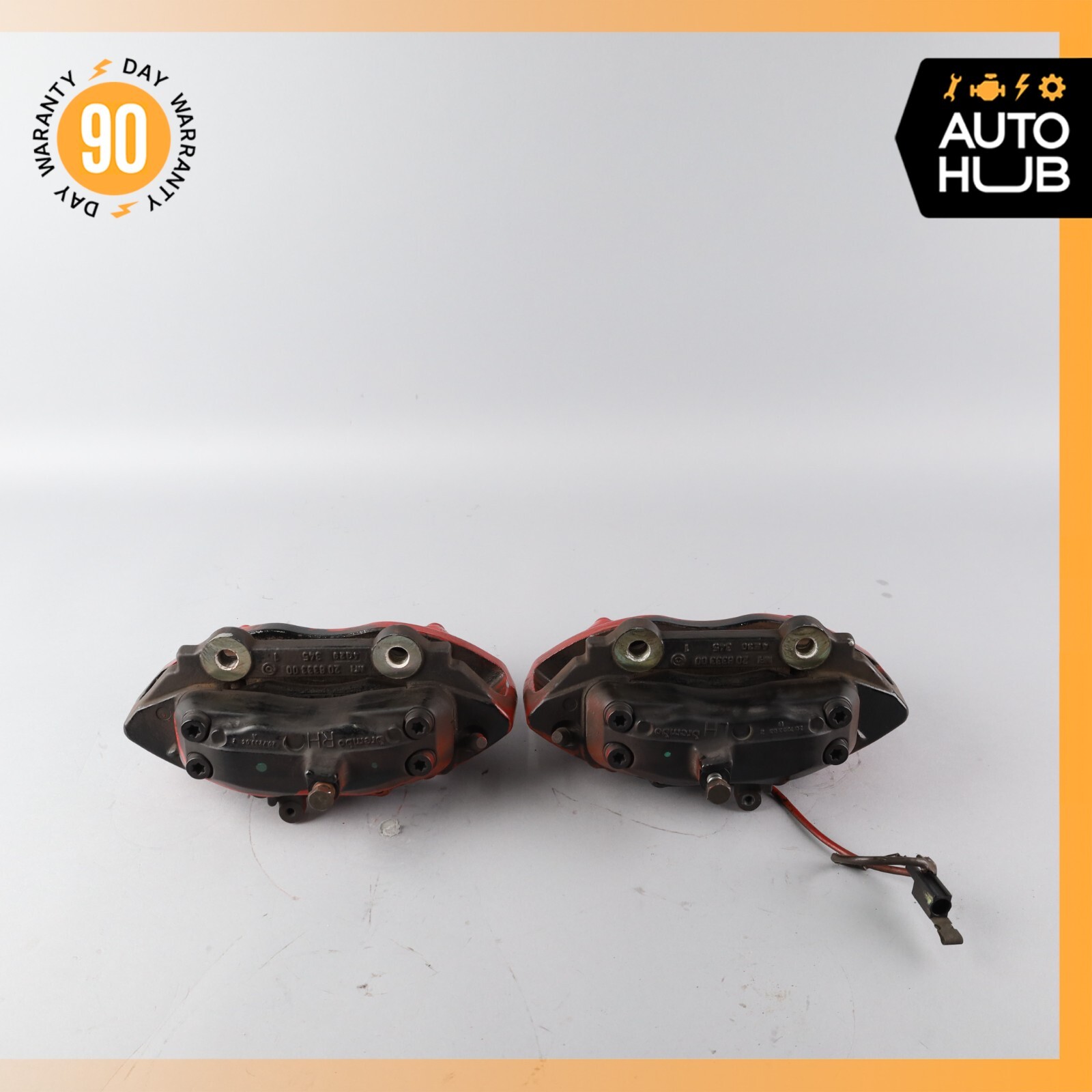 04-17 Maserati Quattroporte Front Left & Right Brake Caliper Calipers Set 29k