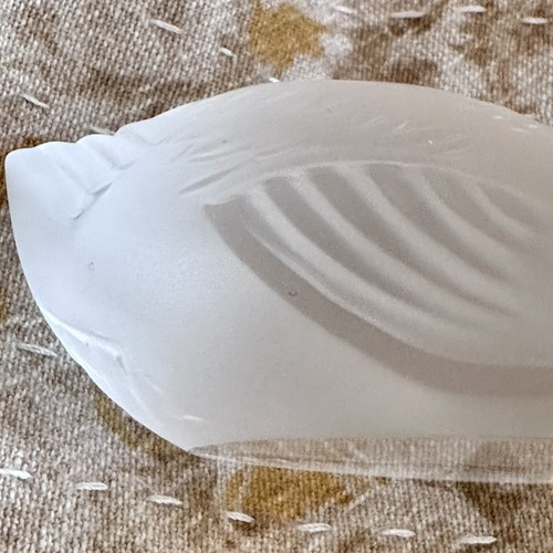 Vintage Baccarat Frosted Crystal Goose Bird Duck Figurine Paperweight- Signed - Bild 11 von 17