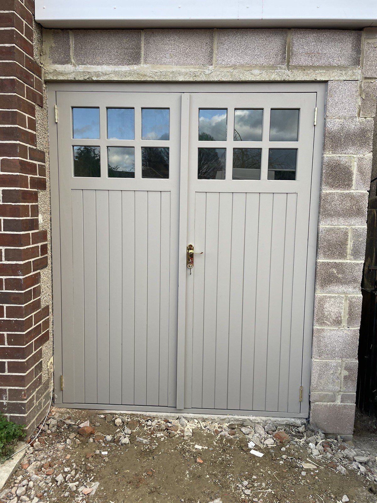 wooden garage doors eBay