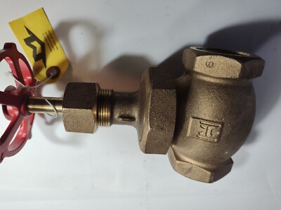 1-1/4 CL200 BRONZE RISING-STEM THREADED GLOBE VALVE - MILWAUKEE FIG.570