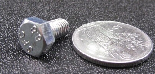 Tap Bolt, Class 8.8 Zinc Steel, FT, M7 x 1.0 x 12 mm Length, 50 Pc - Picture 8 of 12