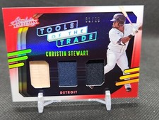 Christin Stewart - 2021 Absolute Tools of the Trade 3 Swatch - Red /99