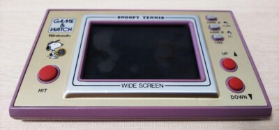 Nintendo Game & Watch Snoopy Tennis Console Purple Tested