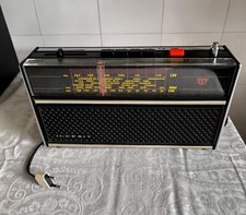 INDESIT R15 Portable Radio Yellow Numbers Rare AM FM Era