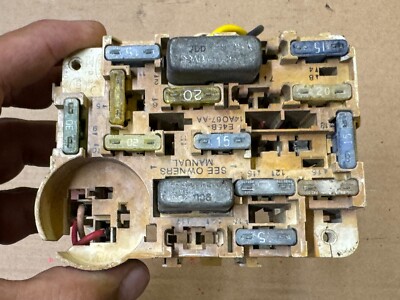 87-90 Ford Mustang Dash Wiring Harness Fuse Box Panel Pigtail Repair  Factory OEM