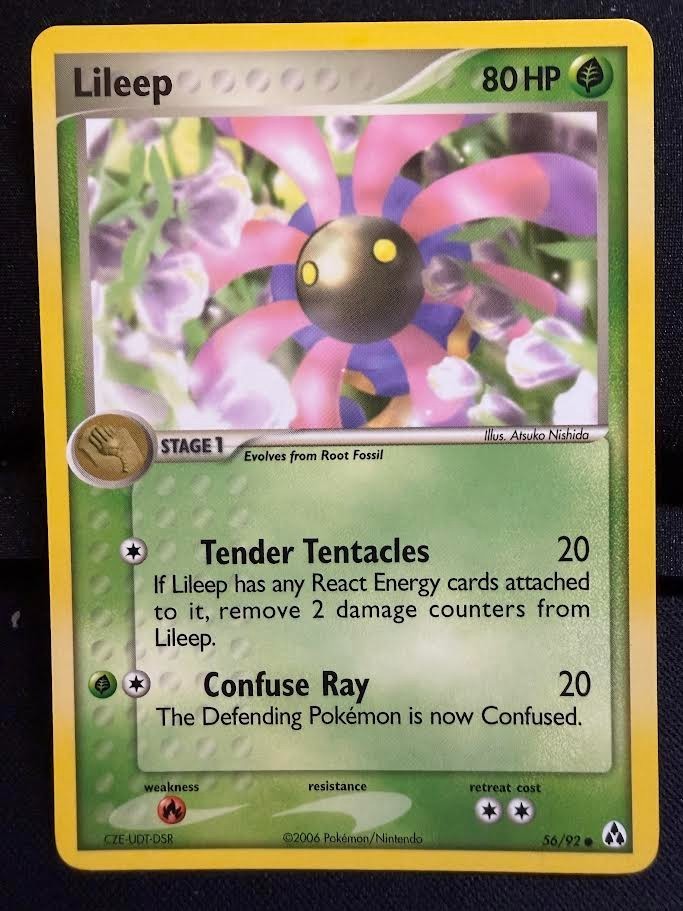 Pokemon Ex Legend Maker Lileep Common (56/92) NM