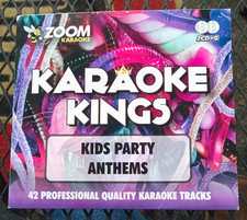 Zoom Karaoke Karaoke Kings Kids Party Anthems 2CD+G CDG 42 Tracks ZKK02