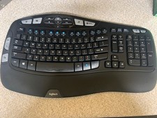 Logitech Keyboard K350 Comfort Wave Wireless ...