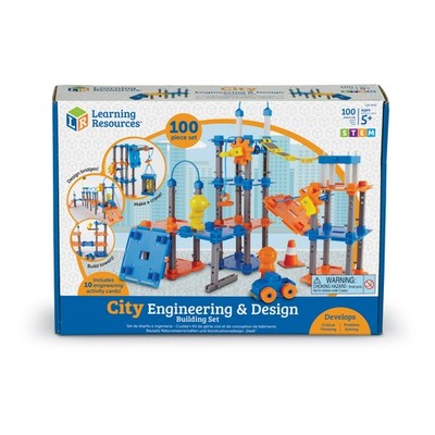 New - Learning Resources City Engineering & Design Building Set - Ages 5+
