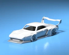 3D Resin FatBoi Wide Body Kit for Hot Wheels Daytona – Custom Muscle Mod Set