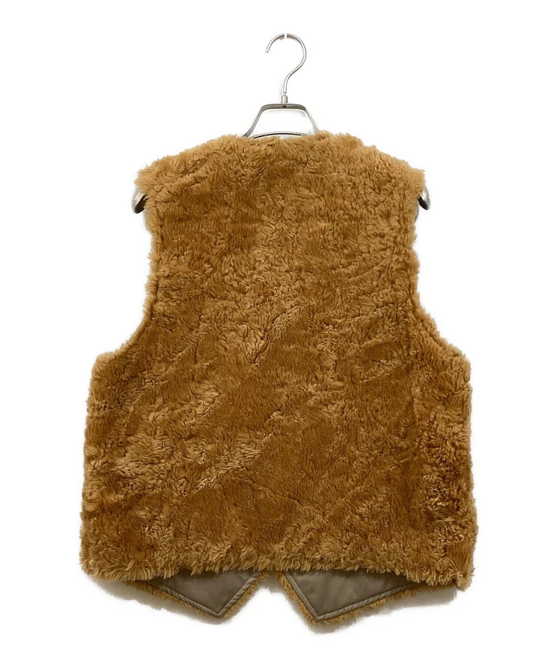 Engineered Garments Reversible fur vest Size: S Beige Men - Image 2 of 4