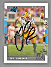 Julius Peppers Green Bay Packers Autographed Signed 2017 Panini Card Holo COA