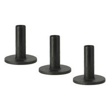 2.4 Inch Rubber Golf Tee, 3 Pack Tall Training Driving Range Tee Stable, Black
