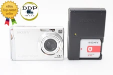 [Near Mint ] Sony Cyber-shot DSC-W200 Compact Digital Camera Silver 12.1MP JAPAN
