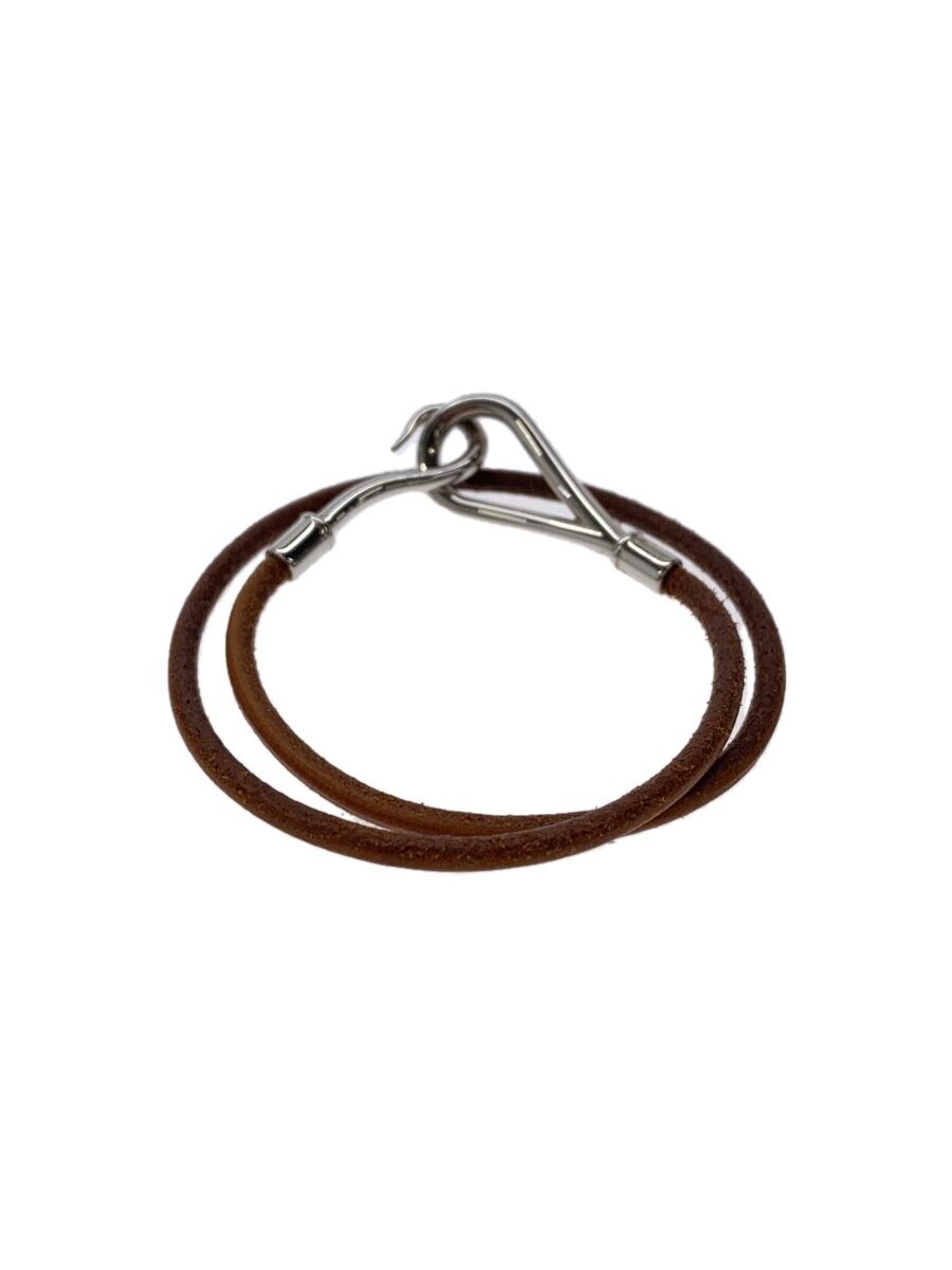 Hermes Jumbo Leather Bracelet in Brown for Women 1217