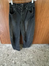 Ruti Women's The Fearless Wide Leg Jeans Washed Black Size:0