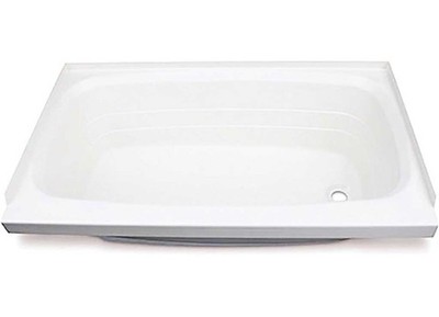 Lippert 209683 24'' x 46'' Bathtub Right Drain - White