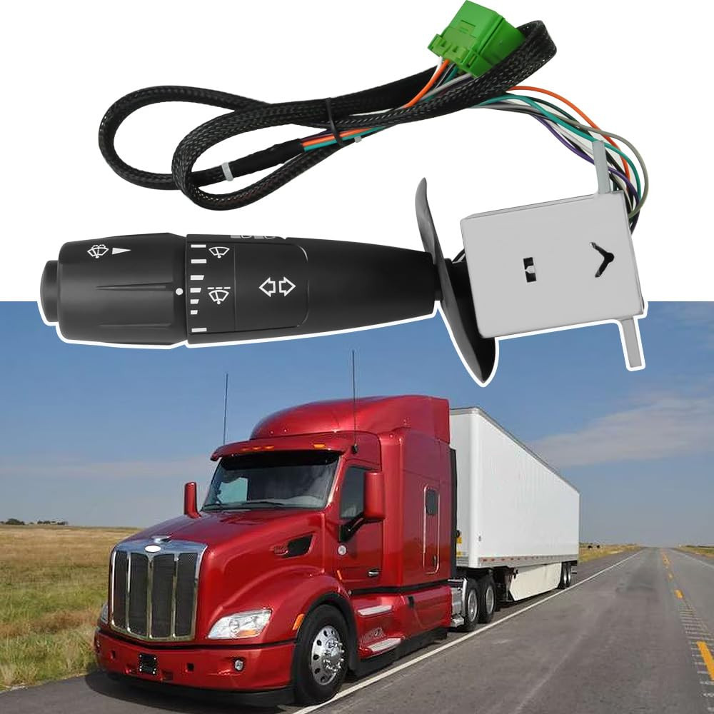 P27-1067 Turn Signal Switch with 8 Wires Compatible with Kenworth T680, T470, T6