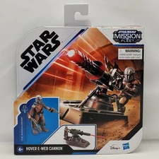 Star Wars Mission Fleet The Mandalorian Hover E-Web Cannon