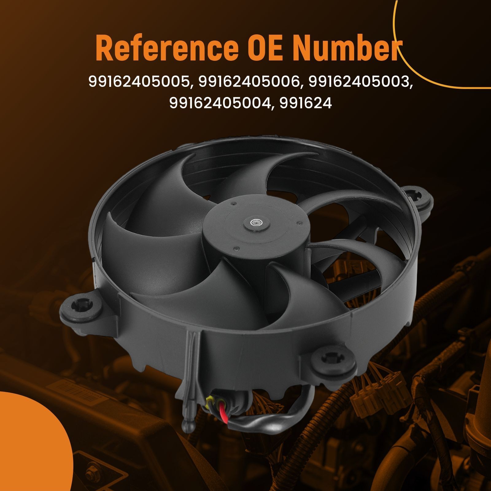 Porsche 911 GT3 2014-2016 Radiator fan