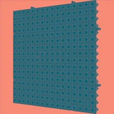 Tool Grid 52016 Toolgrid Tgb-6x6 Modular Board 16pc Pack - Black