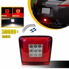 Led Rear Fog Light Brake Reverse Backup Lamp For 2009-2020 Nissan 370z 2019 2018