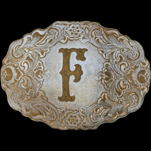 F Letter Initial Name Frank Fred Frederick Felix Francis Western Belt Buckle