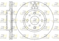 2X Roadhouse Bremsscheibe 6189.10 FüR Fiat Doblo 257Mm Marea Weekend Tempra Tipo