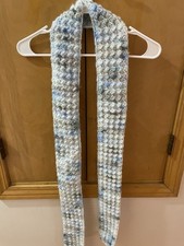 Handcrafted Crochet Scarf 4”x96” Made In The USA