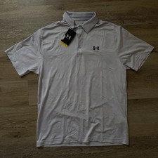 Men s Under Armour The Playoff Polo Light Purple Camo New With Tags Large