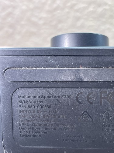 Logitech Z200 Multimedia Lautsprecher inkl. Netzteil schwarz mit Lautstärkeregler - Bild 7 von 9