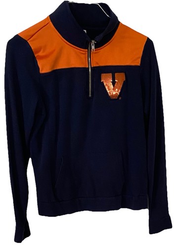 Virginia Cavaliers NCAA Damen 1/4 Zip Fleece Größe Extra Small Victoria S Pink - Bild 1 von 6